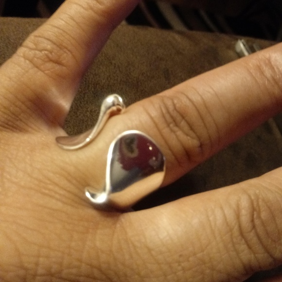 * 2/$15 * NIP STAMPED 925 STERLING SILVER ADJ RING - Picture 7 of 8